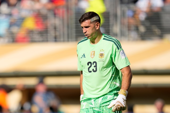 El Dibu Martínez, en la final del Mundial 2026. (Foto: AP)