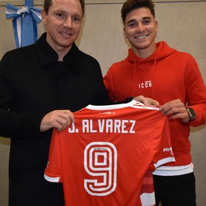 La banca de Jorge Brito a Julián Álvarez en medio de su tensa situación en el Atlético de Madrid: "Siempre con vos"