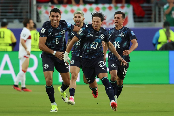 Matías Galarza Fonda celebra un gol ante Turquía en el Mundial 2026 (EFE/ Miguel Gutiérrez).