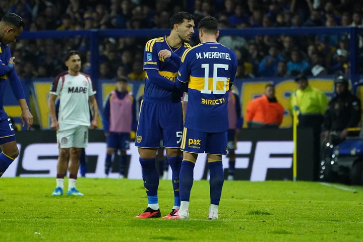 Liga Profesional de Futbol
Boca Jrs Vs Lanus
Paredes Merentiel
Foto Juano Tesone - FTP CLARIN JUA00090_1.JPG Z JTesone