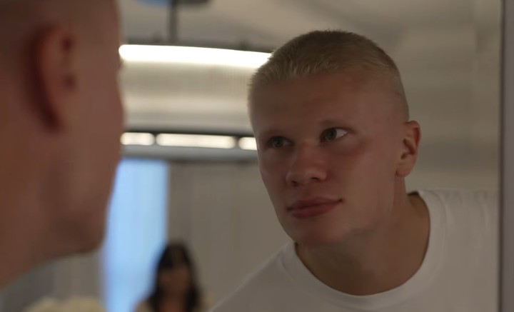 El nuevo look de Erling Haaland.