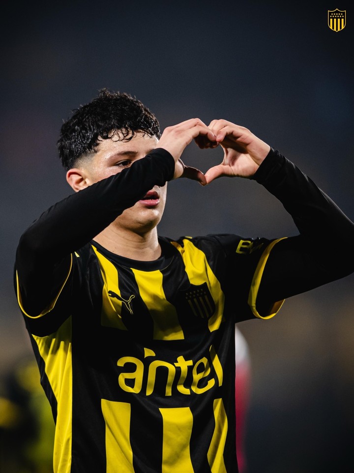 Leonel Jaime volvió a festejar para Peñarol.
