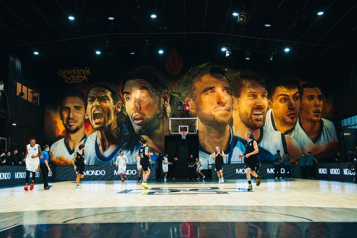 El tremendo mural de la Generación Dorada.