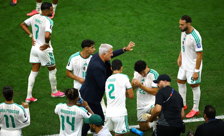 Vladimir Petkovic en la eliminación de Argelia en manos de Suiza.