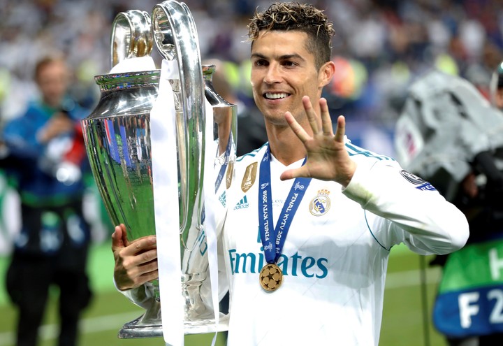 Cristiano, figura total de la Champions. (AP Photo/Pavel Golovkin, File)