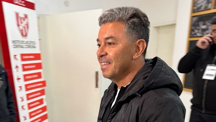 Días atrás, Gallardo estuvo en la cancha de Instituto viendo a su hijo Matías (Foto: @axeltello09)