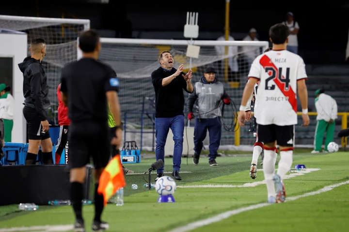 Coudet dijo que se verá otro River en la revancha (EFE).