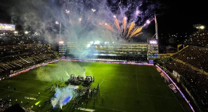 La fiesta en la Bombonera.