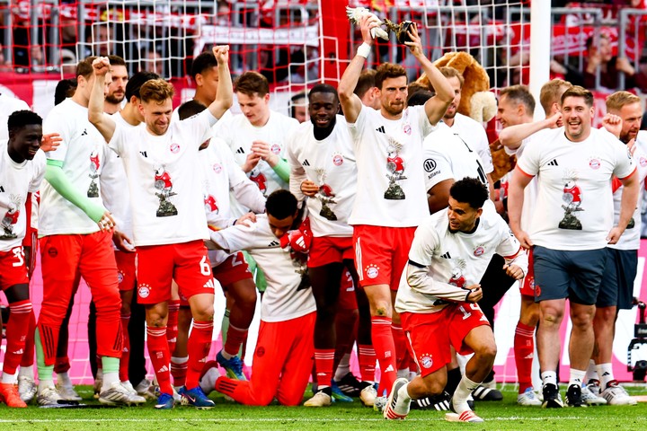 Bayern Munich, campeón de la Bundesliga. (EFE/EPA/ANNA SZILAGYI)