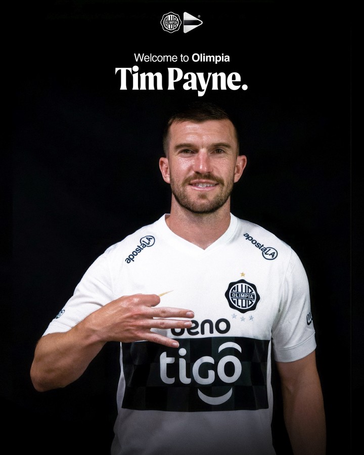 Tim Payne, el día de su presentación en Olímpia (@elClubOlimpia)