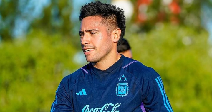 Francisco Ortega en su paso por la Selección Argentina.