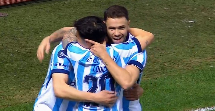 Racing le ganó 1-0 a Belgrano.