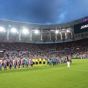 El respetuoso minuto de silencio que se hizo en el partido del Inter Miami por la muerte de Jorge Messi