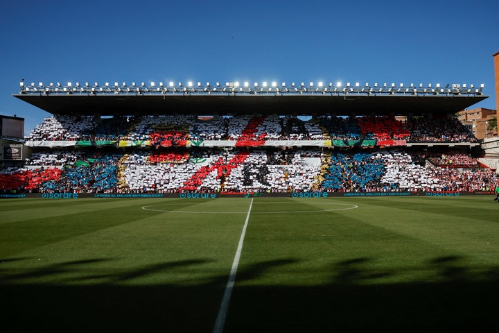 El estadio de Vallecas. (Foto: FE/ Sergio Perez) 