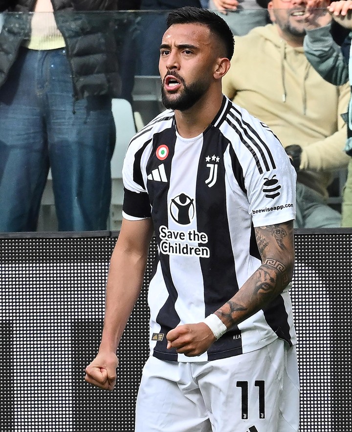 Nico González en la Juventus. (foto: EFE) 