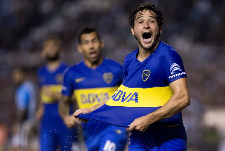La última victoria de Boca en el Cilindro de Avellaneda en los 90' fue el 13 de abril de 2016: 1-0 con gol de Nico Lodeiro por la fase de grupos de la Libertadores (EFE).