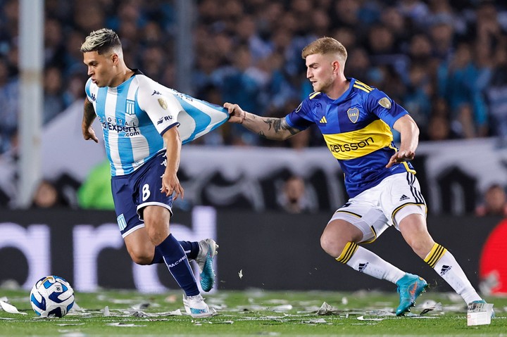 Nicolás Valentini en su paso por Boca. (EFE)