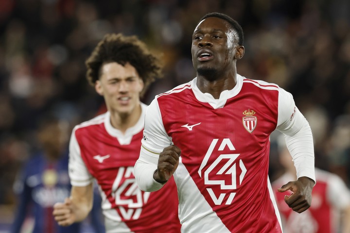 Balogun, figura del Monaco. (EFE/EPA/SEBASTIEN NOGIER)