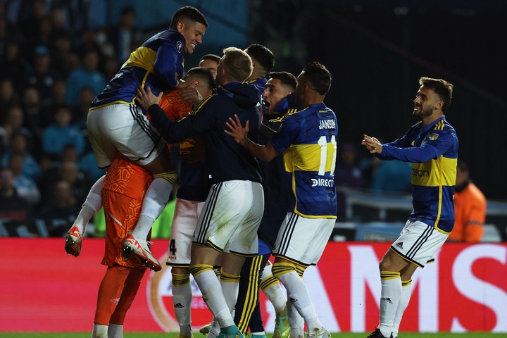 Agosto de 2023. Boca la ganó por penales a Racing con Chiquito Romero como figura y avanzó a semifinales de la Libertadores.