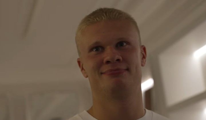 El nuevo look de Erling Haaland.