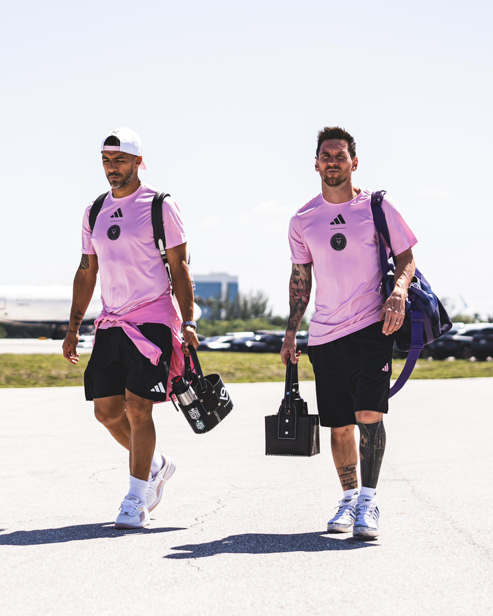 Lucho Suarez y Messi.@InterMiamiCF