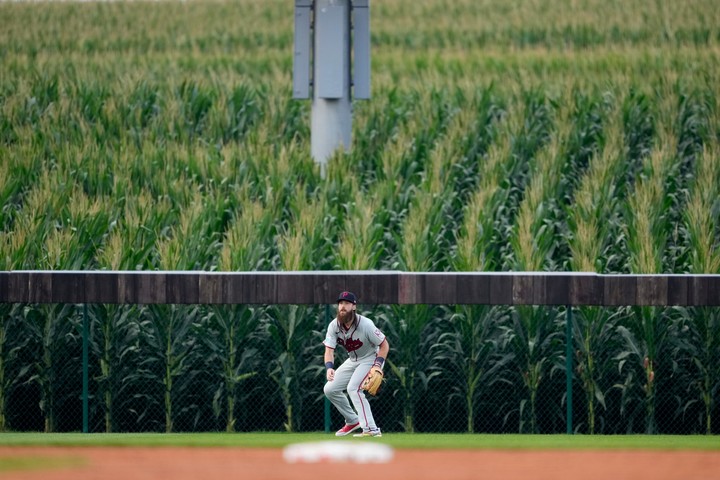 Se volvió a jugar en Field of Dreams (Foto: AP).