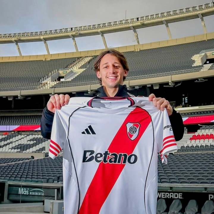 Galarza Fonda, nuevo refuerzo de River. Foto: Prensa River