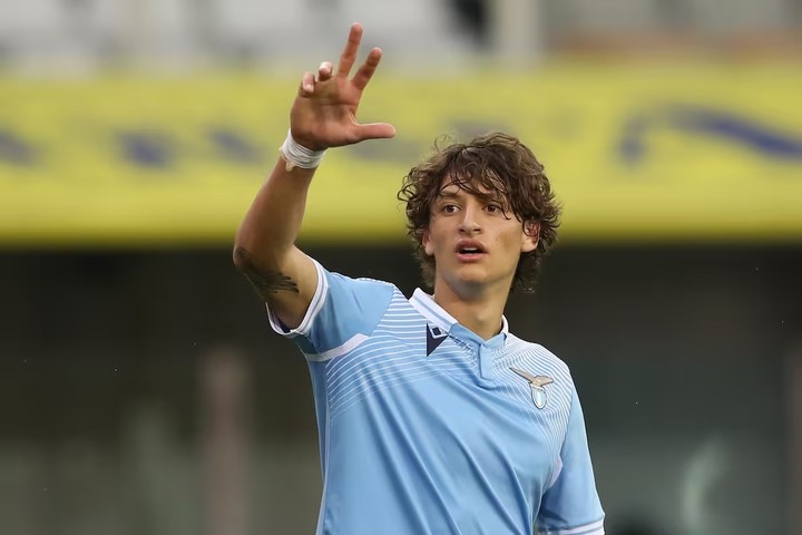 Romano Floriani Mussolini en sus inicios en la Lazio.
