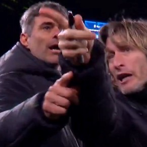 Qué dijeron los futbolistas sobre la pelea entre los técnicos de Vélez y Defensa