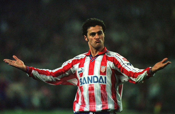 Kiko Narváez en el Atlético de Madrid.