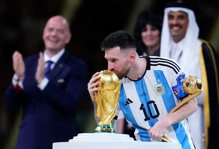 Argentina se consagró en 2022. (AP Photo/Natacha Pisarenko, File)