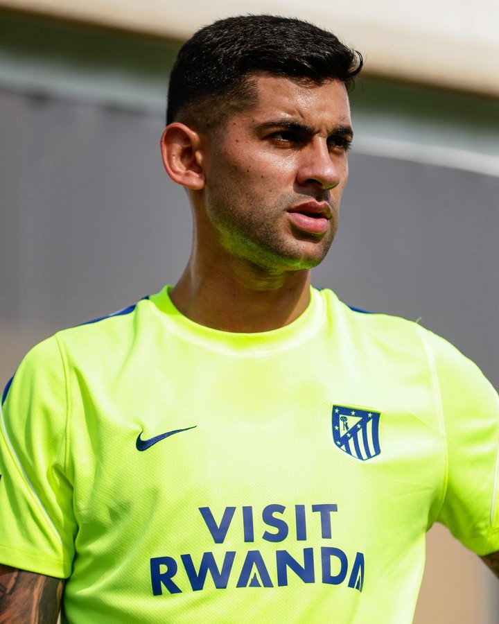 Cuti Romero con el Atlético de Madrid.
