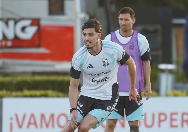 Panichelli sufrió una durísima lesión en una práctica con la Selección (Foto: Marcelo Carroll).