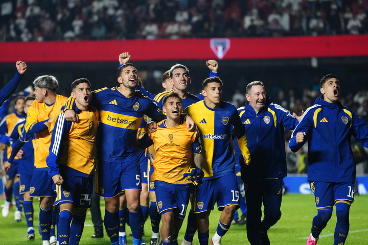 Boca 1 - San Pablo 1 (Foto Marcelo Carroll - CLARIN).