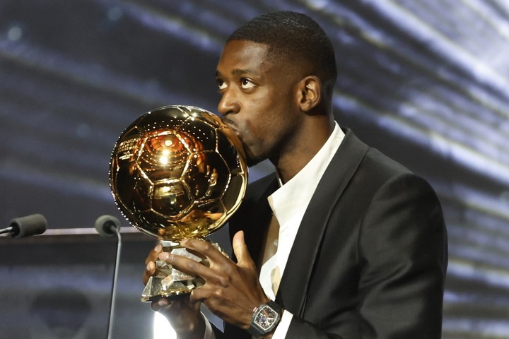 Dembélé, el último ganador del Balón de Oro (EFE).