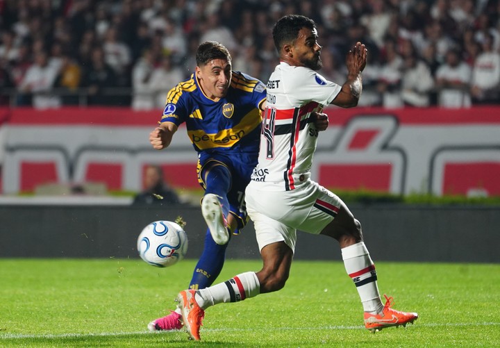Boca vs. San Pablo (Foto Marcelo Carroll - CLARIN).
