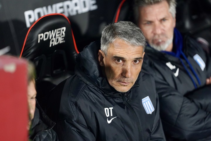 Vojvoda, el DT de Racing (Foto Maxi Failla).