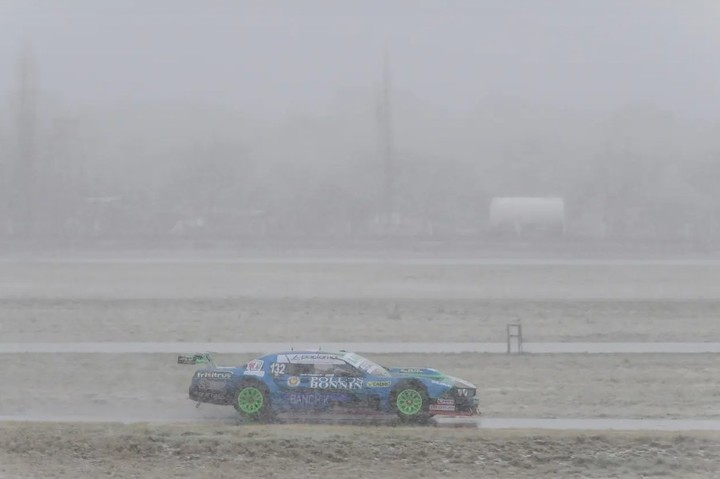 Así se veía el autódromo de San Luis esta mañana.