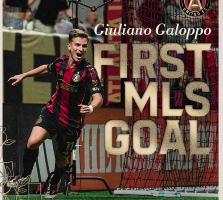 Galoppo y su primer gol en Atlanta United.