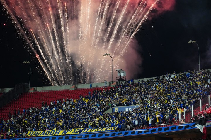 Boca vs. San Pablo (Foto Marcelo Carroll - CLARIN).