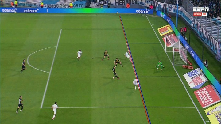 Racing vs Atlético de Tucumán captura del segundo gol de Atletico Tucuman