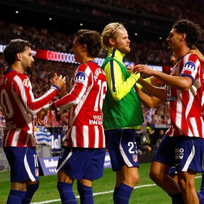 Con Cuti Romero y sin Julián Álvarez, Atlético de Madrid goleó y llega entonado al derbi vs Real Madrid
