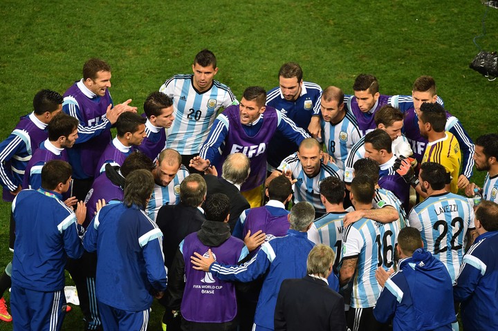 Argentina se clasificó a la final por penales. (AFP PHOTO/GABRIEL BOUYS)