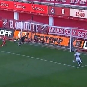 Video: el insólito errado de Lucas Janson en el empate entre Argentinos y Gimnasia