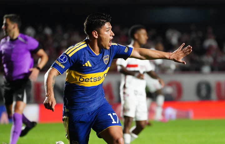 Boca vs San Pablo (Foto Marcelo Carroll - CLARIN).