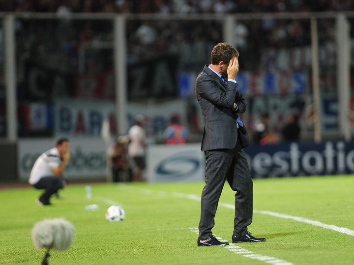 El Vasco sufrió aquel partido contra el Ciclón por la final de la Supercopa Argentina.