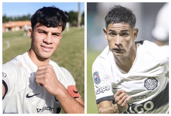 Ledesma y Zarza, los dos talentos por los que River tiene prioridad de compra. Prensa Olimpia.