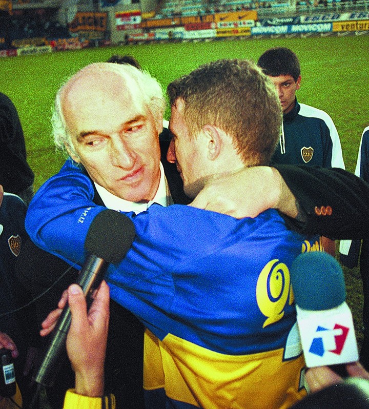 Bianchi y Arruabarrena consiguieron juntos tres torneos locales y una Libertadores.