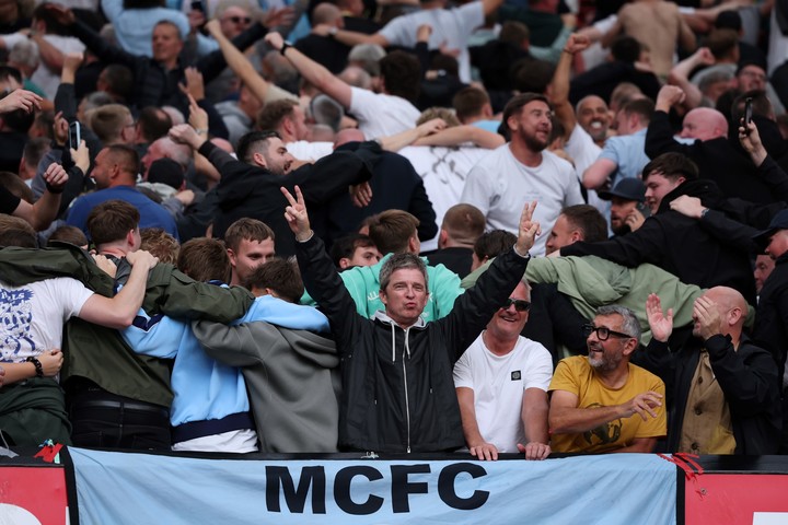 Noel Gallagher, fanático del City. (Foto: EFE)