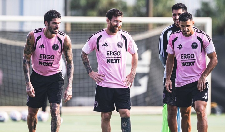 Messi entrenándose en el Inter Miami. (Foto: Prensa Inter Miami)